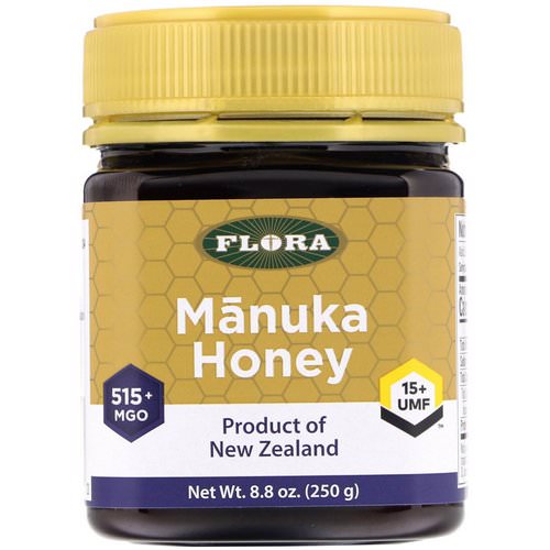 Flora, Manuka Honey, MGO 515+, 8.8 oz (250 g) فوائد