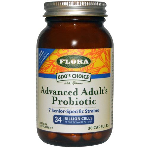 Flora, Udo's Choice, Advanced Adult's Probiotic, 30 Capsules فوائد