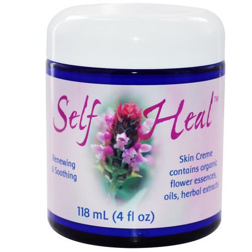 Flower Essence Services, Self Heal Skin Cream, 4 fl oz (118 ml) فوائد