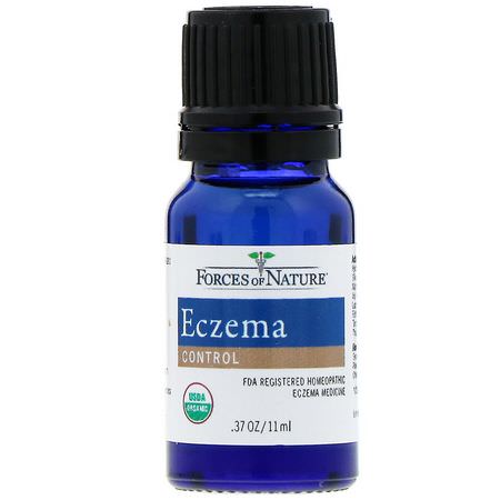 Forces of Nature Eczema Homeopathy Formulas - المعالجة المثلية, الأعشاب, الأكزيما, علاج الجلد