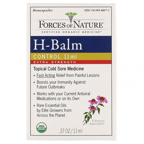 Forces of Nature, H-Balm Control, Extra Strength, 0.37 oz (11 ml) فوائد