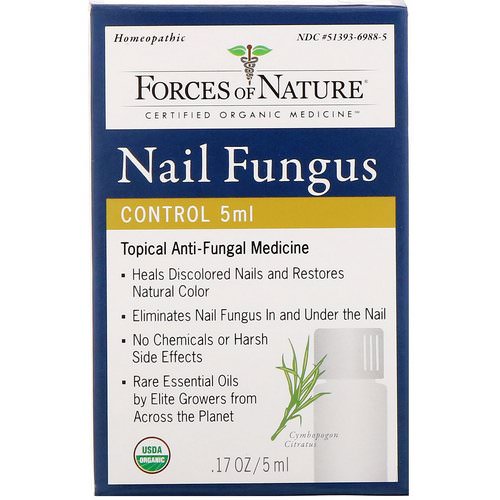 Forces of Nature, Nail Fungus Control, 0.17 oz (5 ml) فوائد