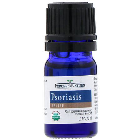 Forces of Nature Psoriasis Homeopathy Formulas - المعالجة المثلية, الأعشاب, الصدفية, علاج الجلد