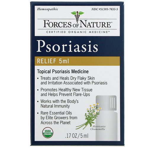 Forces of Nature, Psoriasis Relief, 0.17 oz (5 ml) فوائد