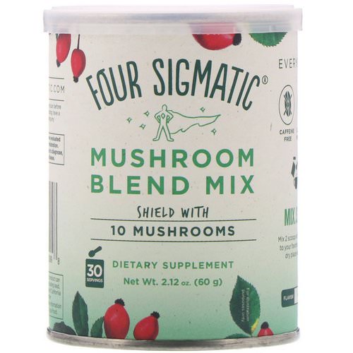 Four Sigmatic, Mushroom Blend Mix, 10 Mushrooms, 2.12 oz (60 g) فوائد