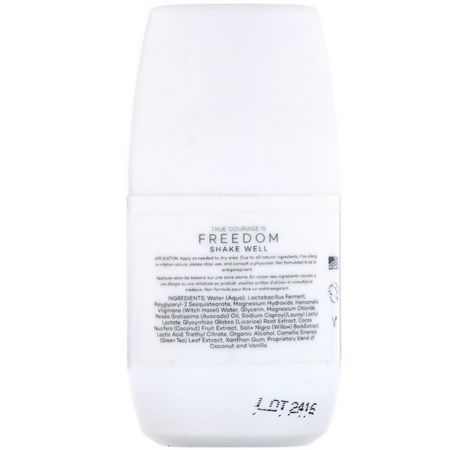 Freedom, Natural Roll-On Deodorant, Coco Van, 2 oz (60 ml):مزيل عرق, حمام
