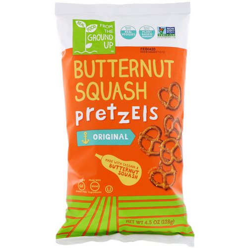 From The Ground Up, Butternut Squash Pretzels, Original, 4.5 oz (128 g) فوائد