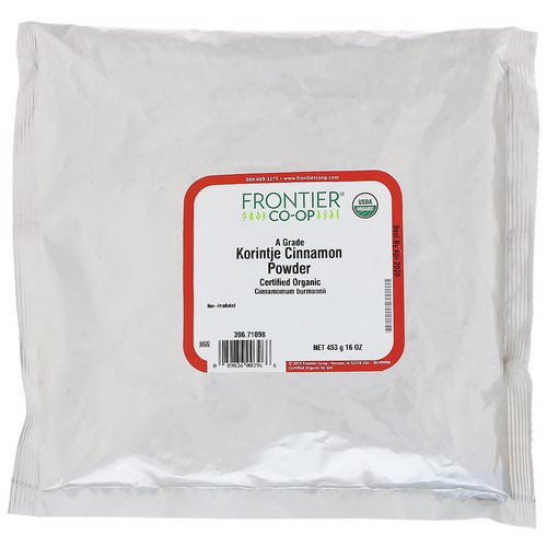 Frontier Natural Products, A Grade Korintje Cinnamon Powder, 16 oz (453 g) فوائد