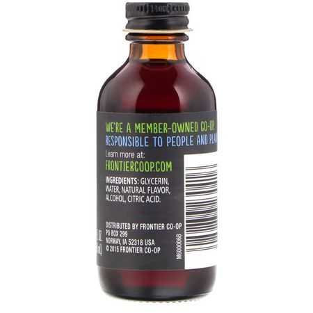 Frontier Natural Products, Cherry Flavor, 2 fl oz (59 ml):مقتطفات, مكسبات طعم