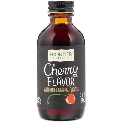 Frontier Natural Products, Cherry Flavor, 2 fl oz (59 ml) فوائد
