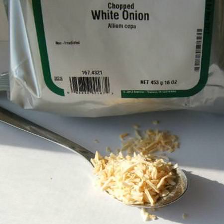 Frontier Natural Products, Chopped White Onion, 16 oz (453 g)