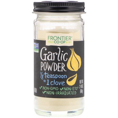 Frontier Natural Products, Garlic Powder, 2.40 oz (68 g) فوائد