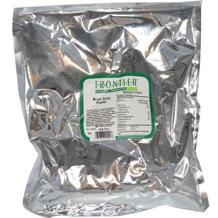 Frontier Natural Products, Maple Syrup Powder, 16 oz (453 g):شراب القيقب, المحليات