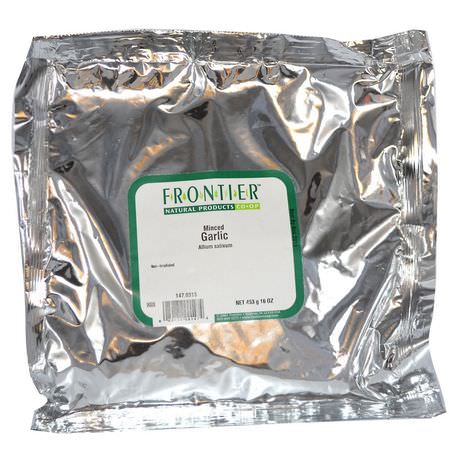 Frontier Natural Products, Minced Garlic, 16 oz (453 g):الث,م ,الت,ابل