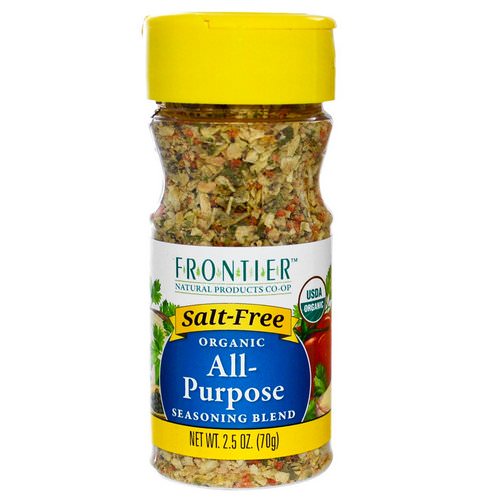Frontier Natural Products, Organic All-Purpose Seasoning Blend, 2.5 oz (70 g) فوائد