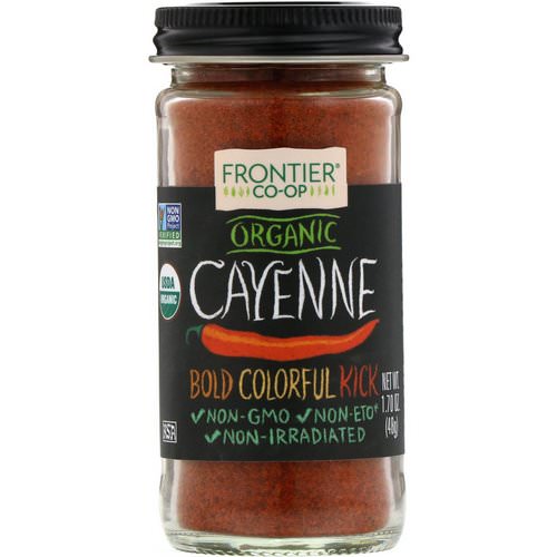 Frontier Natural Products, Organic Ground Cayenne, 1.70 oz (48 g) فوائد