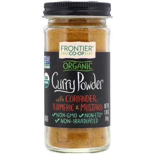 Frontier Natural Products, Organic Curry Powder, With Coriander, Turmeric & Mustard, 1.90 oz (54 g) فوائد