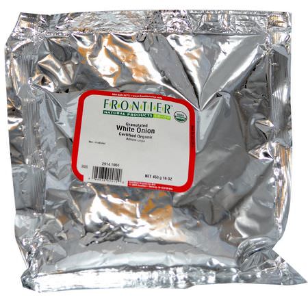 Frontier Natural Products, Organic Granulated White Onion, 16 oz (453 g):بصل, ت,ابل