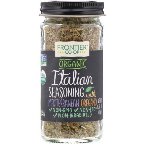 Frontier Natural Products, Organic Italian Seasoning with Mediterranean Oregano, 0.64 oz (18 g) فوائد