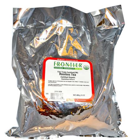 Frontier Natural Products, Organic Rooibos Tea, 16 oz (453 g):شاي الأعشاب, شاي Rooibos