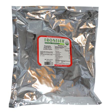 Frontier Natural Products, Organic Vegetable Soup Blend, 16 oz (453 g):ش,ربة الخضار, المرق