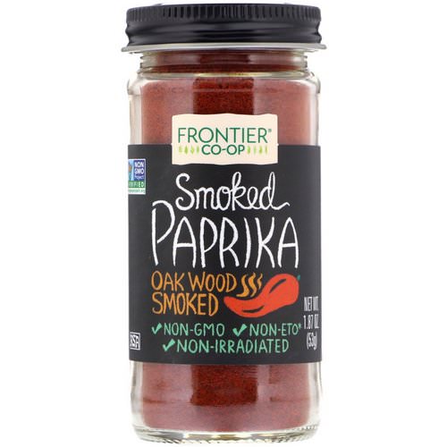 Frontier Natural Products, Smoked Paprika, Oak Wood Smoked, 1.87 oz (53 g) فوائد