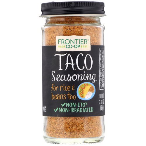 Frontier Natural Products, Taco Seasoning, 2.33 oz (66 g) فوائد