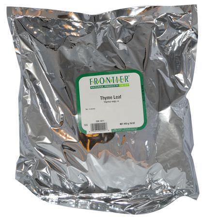 Frontier Natural Products, Thyme Leaf, 16 oz (453 g):الت,ابل ,الزعتر