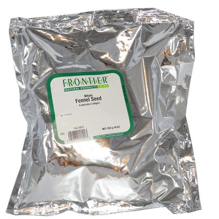 Frontier Natural Products, Whole Fennel Seed, 16 oz (453 g):Fennel توابل