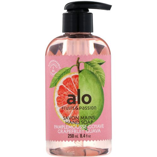 Fruits & Passion, ALO, Hand Soap, Grapefruit Guava, 8.4 fl oz (250 ml) فوائد