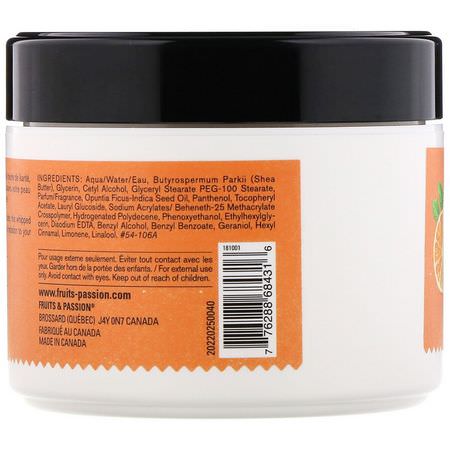 Fruits & Passion, ALO, Whipped Body Cream, Orange Cantaloup, 6.7 fl oz (200 ml):مرطب جسم, حمام