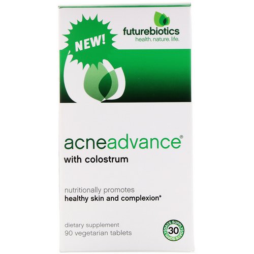 FutureBiotics, Acne Advance with Colostrum, 90 Vegetarian Tablets فوائد