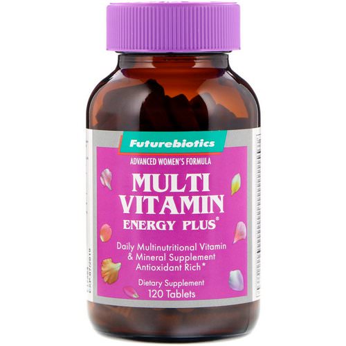 FutureBiotics, Advanced Woman's Formula, Multi Vitamin Energy Plus, 120 Tablets فوائد