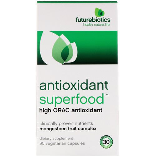 FutureBiotics, Antioxidant Superfood, High ORAC Antioxidant, 90 Vegetarian Capsules فوائد
