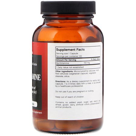 FutureBiotics, Benfotiamine, 150 mg, 120 Vegetarian Capsules:Benfotiamine, مضادات الأكسدة