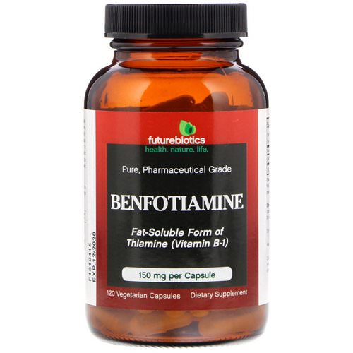 FutureBiotics, Benfotiamine, 150 mg, 120 Vegetarian Capsules فوائد