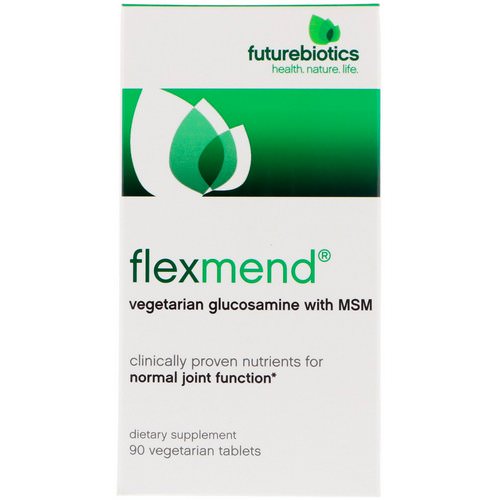 FutureBiotics, FlexMend, Vegetarian Glucosamine With MSM, 90 Vegetarian Tablets فوائد