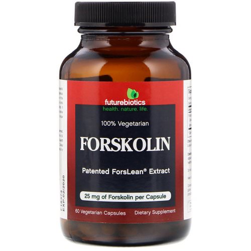 FutureBiotics, Forskolin, 25 mg, 60 Vegetarian Capsules فوائد