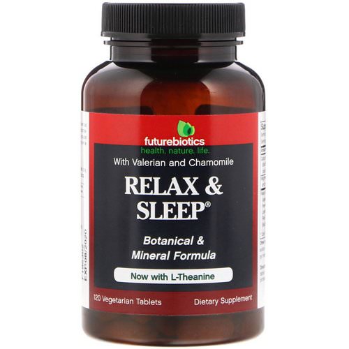 FutureBiotics, Relax & Sleep, 120 Vegetarian Tablets فوائد