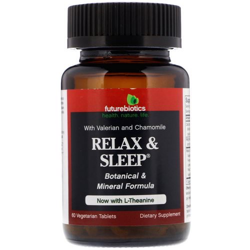 FutureBiotics, Relax & Sleep, 60 Vegetarian Tablets فوائد