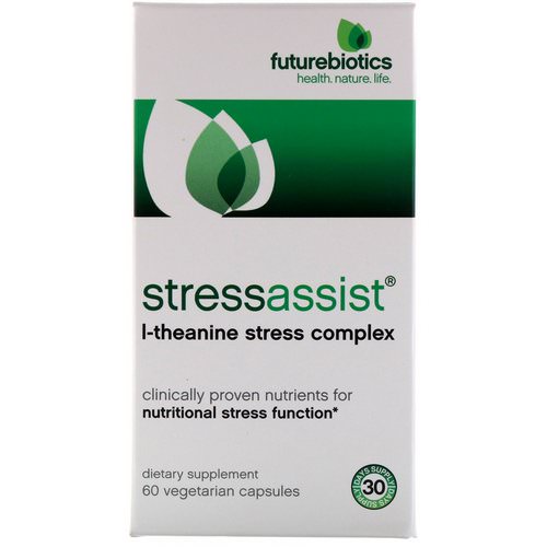 FutureBiotics, Stressassist, L-Theanine Stress Complex, 60 Veggie Caps فوائد