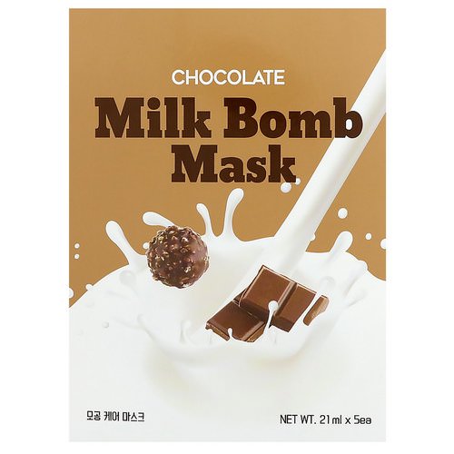 G9skin, Chocolate Milk Bomb Mask, 5 Masks, 21 ml Each فوائد