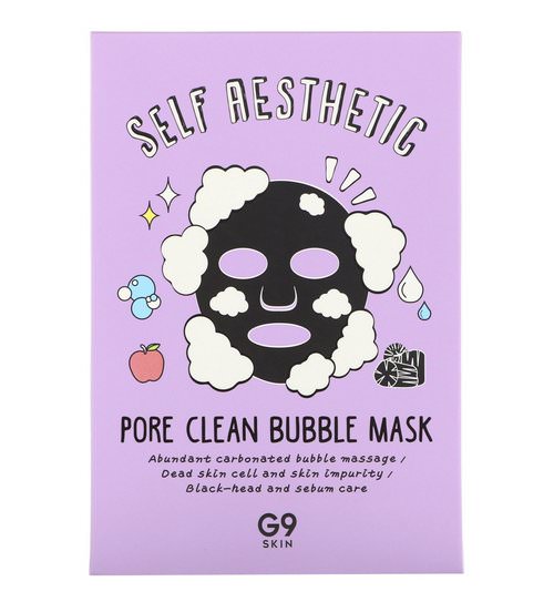 G9skin, Self Aesthetic, Pore Clean Bubble Mask, 5 Masks, 0.78 fl oz (23 ml) Each فوائد