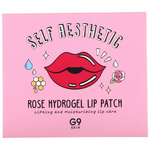 G9skin, Self Aesthetic, Rose Hydrogel Lip Patch, 5 Patches, 0.10 oz (3 g) فوائد