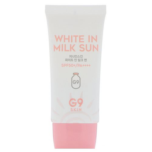 G9skin, White In Milk Sun, SPF 50+ PA++++, 40 g فوائد