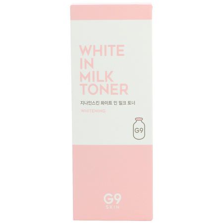 G9skin, White In Milk Toner, 300 ml:K-جمال تطهير الجسم, Scrub