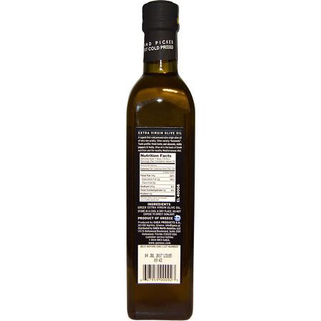 Gaea, Greek, Extra Virgin Olive Oil, 17 fl oz (500 ml):زيت الزيت,ن ,الخل