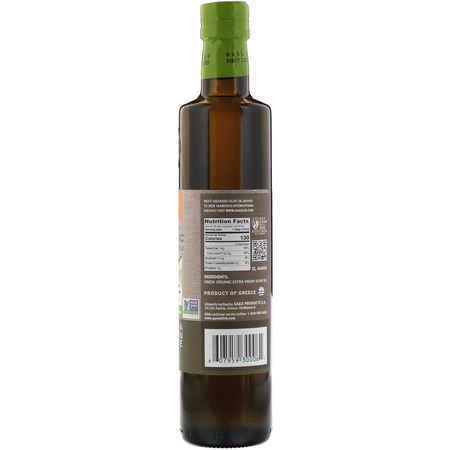 Gaea, Organic Extra Virgin Olive Oil, 17 fl oz (500 ml):زيت الزيت,ن ,الخل