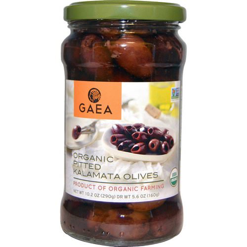 Gaea, Organic Pitted Kalamata Olives, 10.2 oz (290 g) فوائد