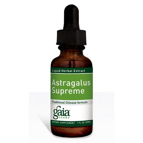 Gaia Herbs, Astragalus Supreme, 1 fl oz (30 ml) فوائد